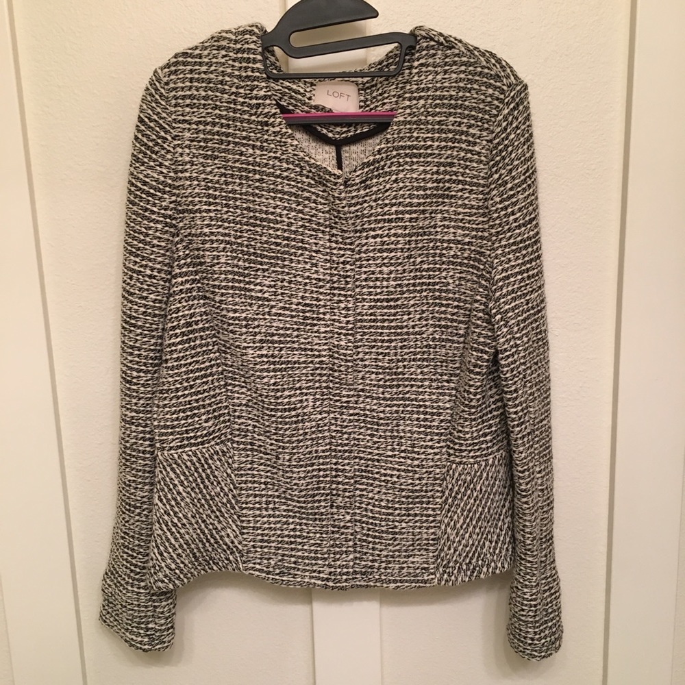 Ann Taylor Loft zip up jacket